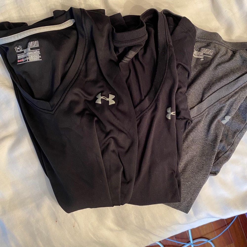3 Under Armour workout shirts